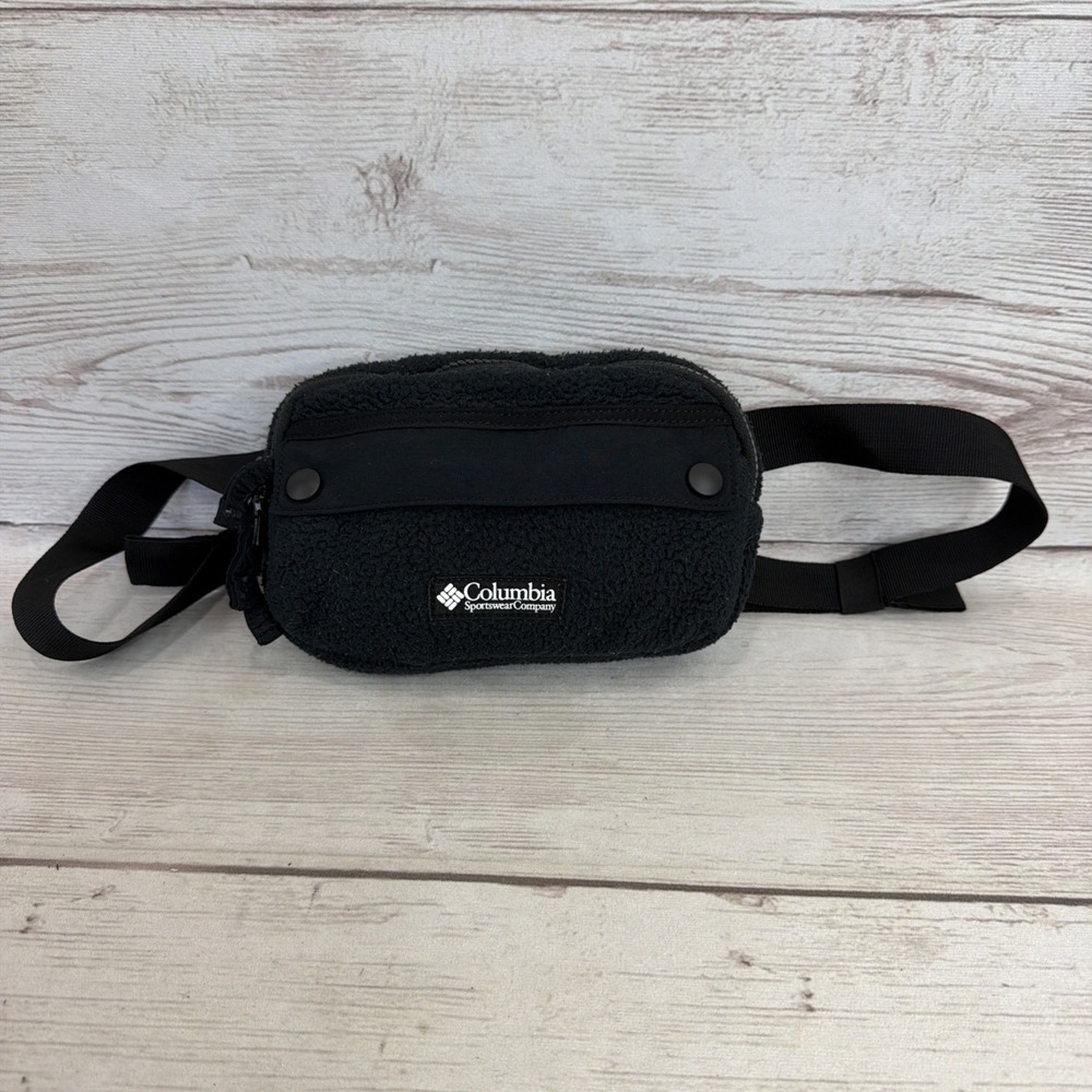 Columbia Helvetia II Fleece Waist Fanny Hip Pack Adjustable Black